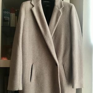 ZARA beige overcoat